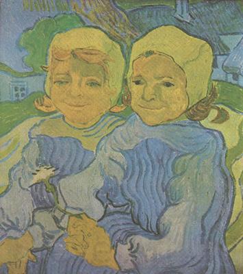 Vincent Van Gogh Two Children (nn04) Spain oil painting art